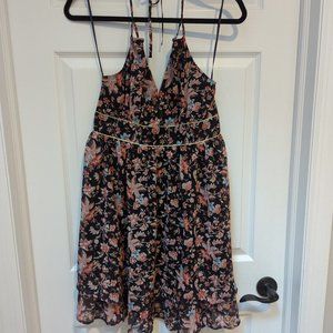 Floral halter dress